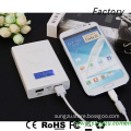 Dual usb 8800mah smile power bank charger with digital tube